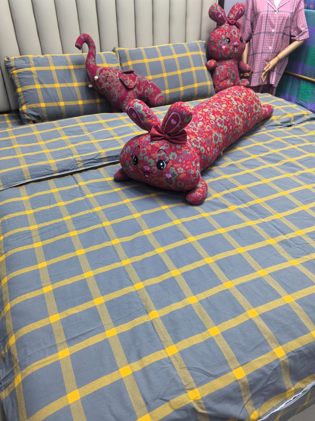 福利四件套  色织全棉水洗棉亲肤透气AA版母婴级 网红简约