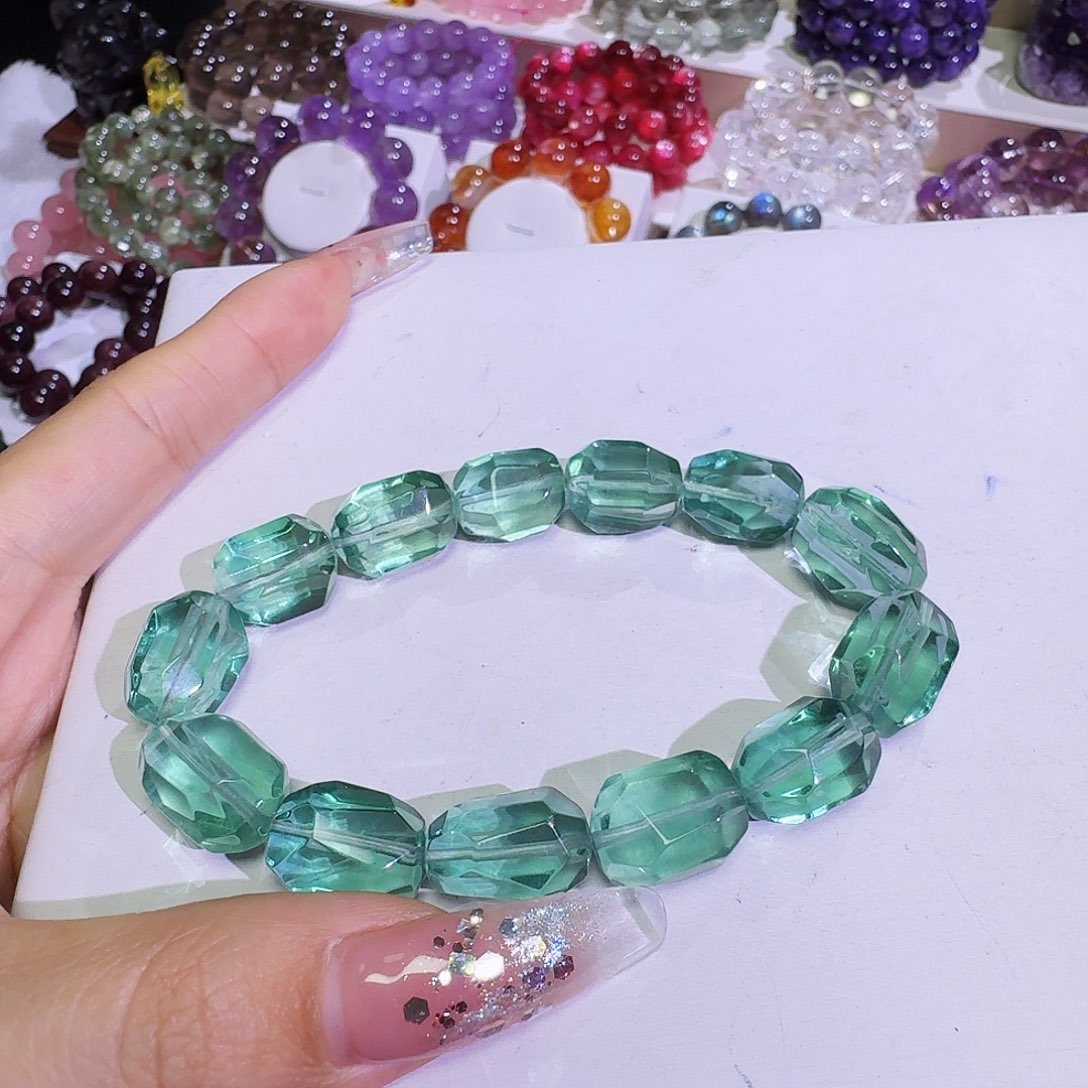 水晶手链未镶嵌海****✨蓝莹石13
