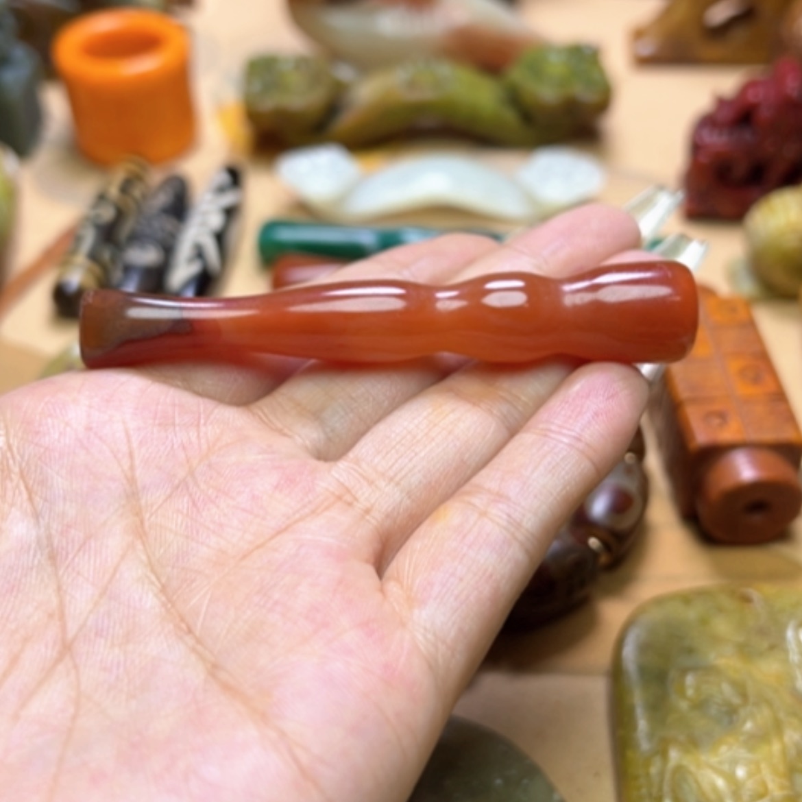 【闪购商品】蛇纹石玉颈饰未镶嵌