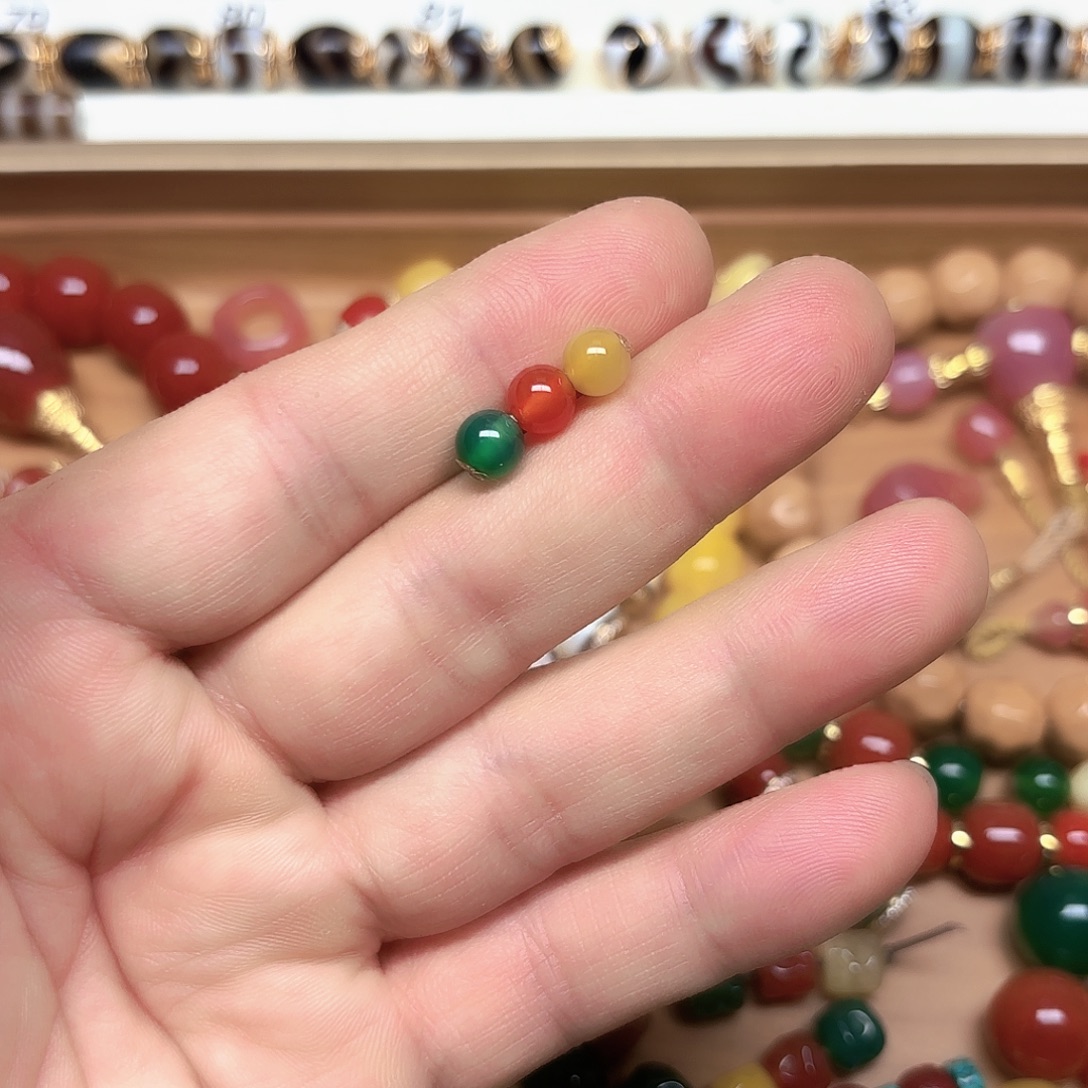 玛瑙/玉髓未镶嵌隔珠