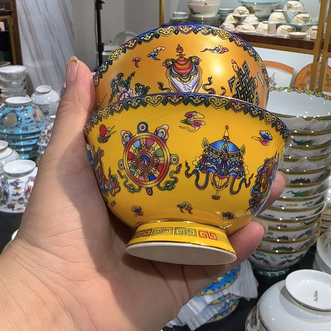 骨瓷骨瓷珐琅彩工艺