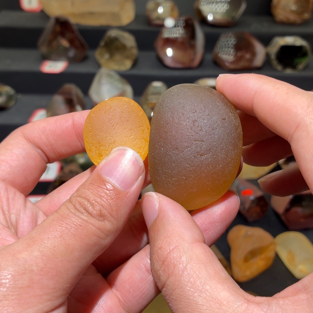 阖***色珠宝半成品水晶未镶嵌