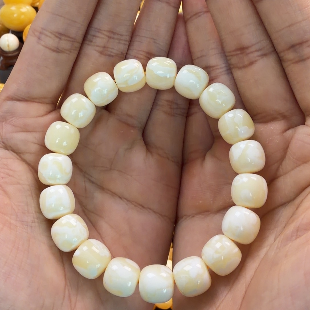 琥珀未镶嵌珠宝奇石12mm同料