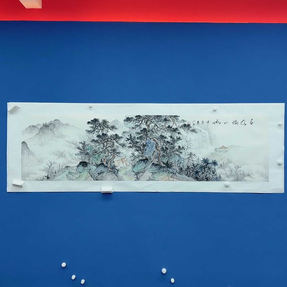 国画多次参加国内外大型