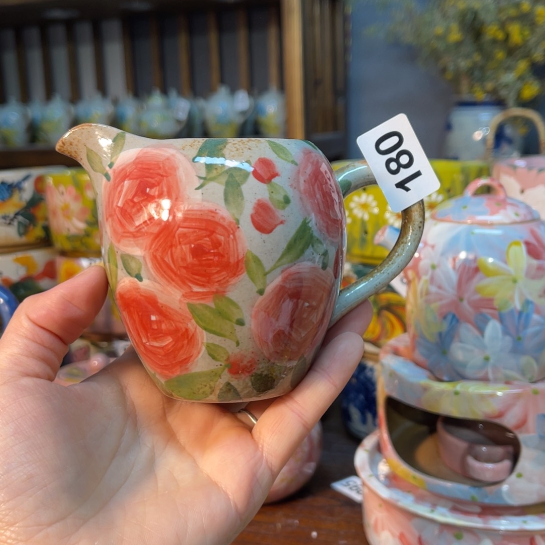 杯素浅陶瓷手工手绘