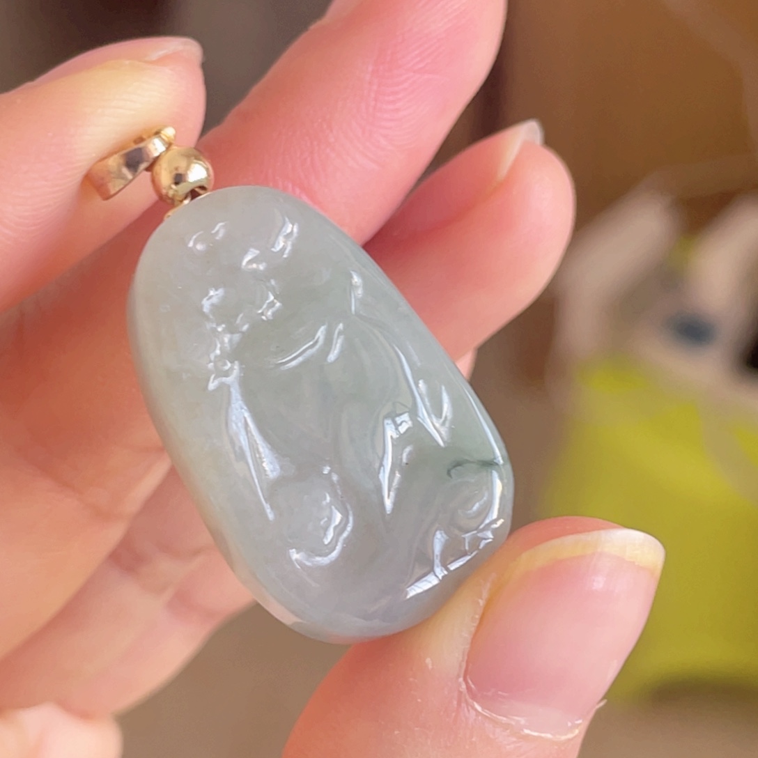 翡翠颈饰未镶嵌鹿