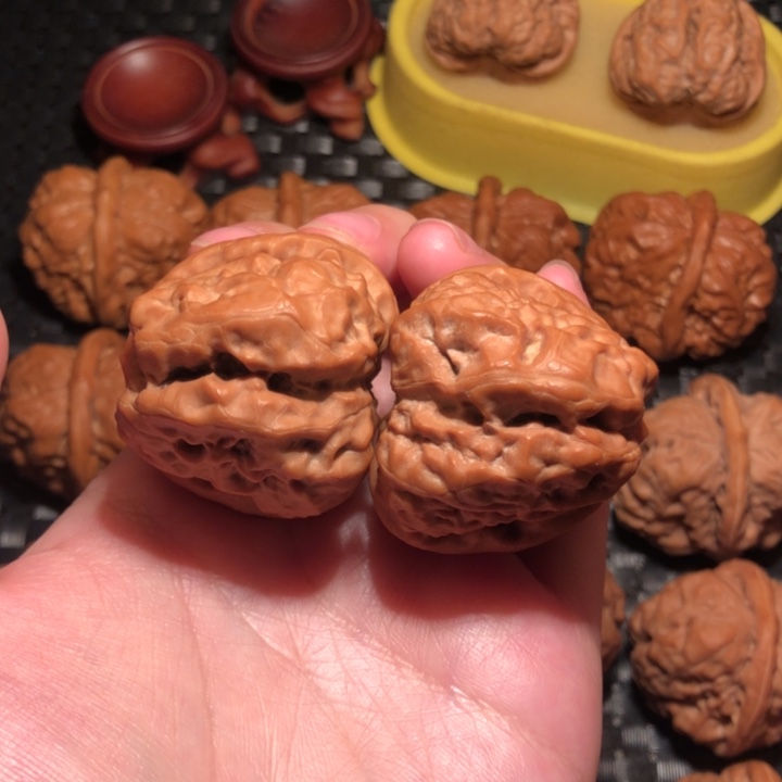 把件文玩核桃40大裂谷深开蛙王