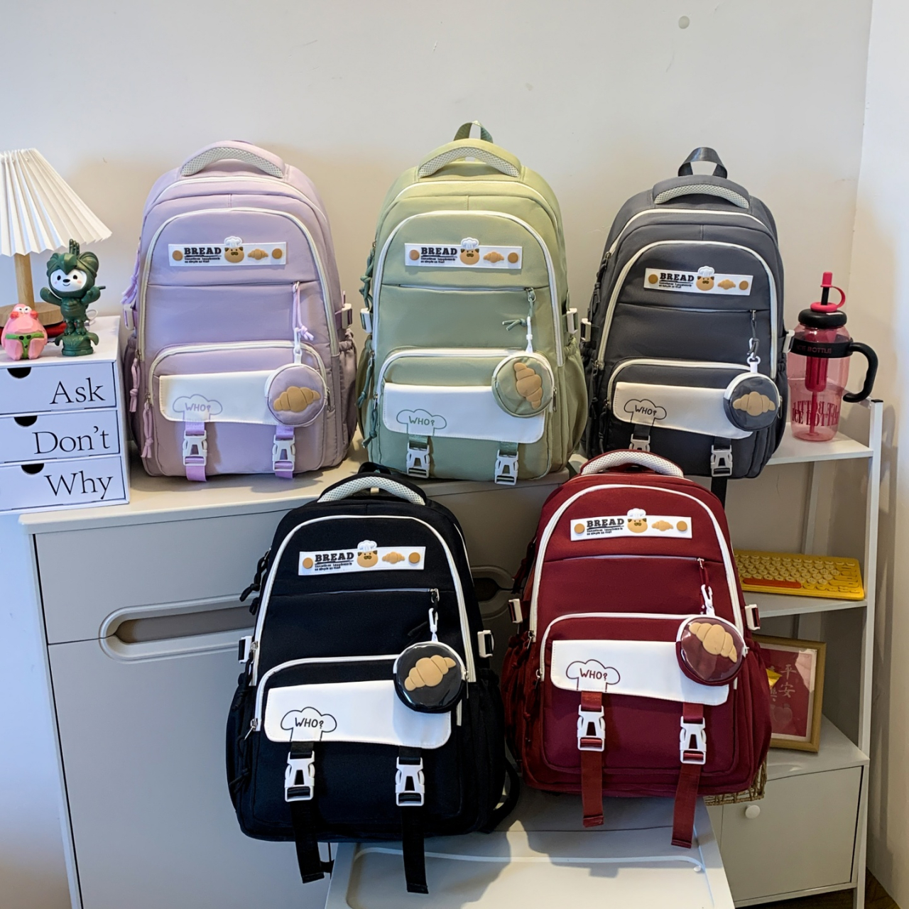 超大容量书包女生适用高中生初中生小学生3 - 6年级背包8802