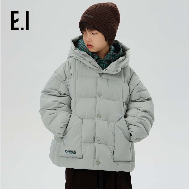 高充绒男童连帽款冬装新款中大童面包服外套D8244101101