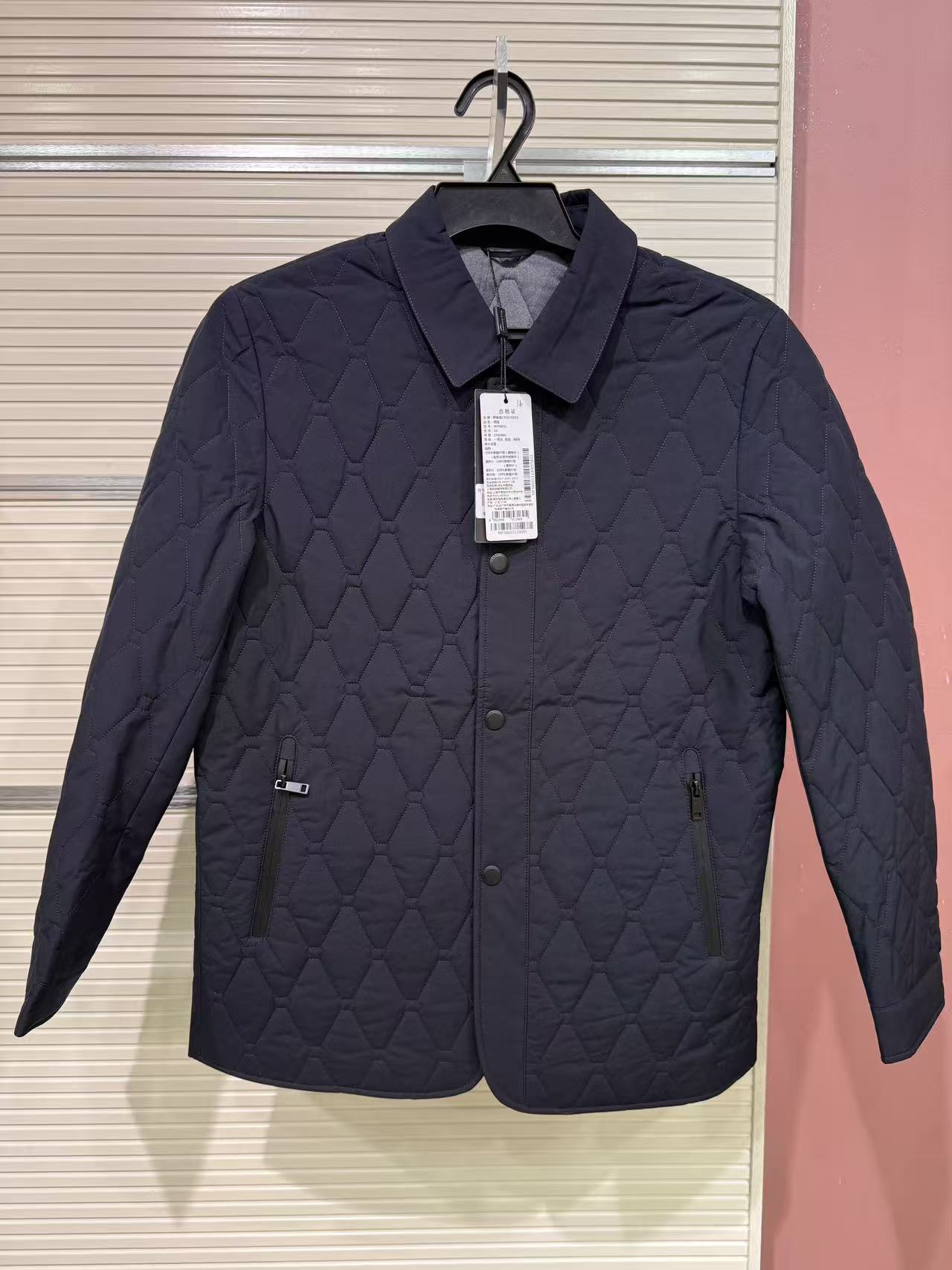 MF56021-53【鳄品牌】高品质男装商务棉服外套