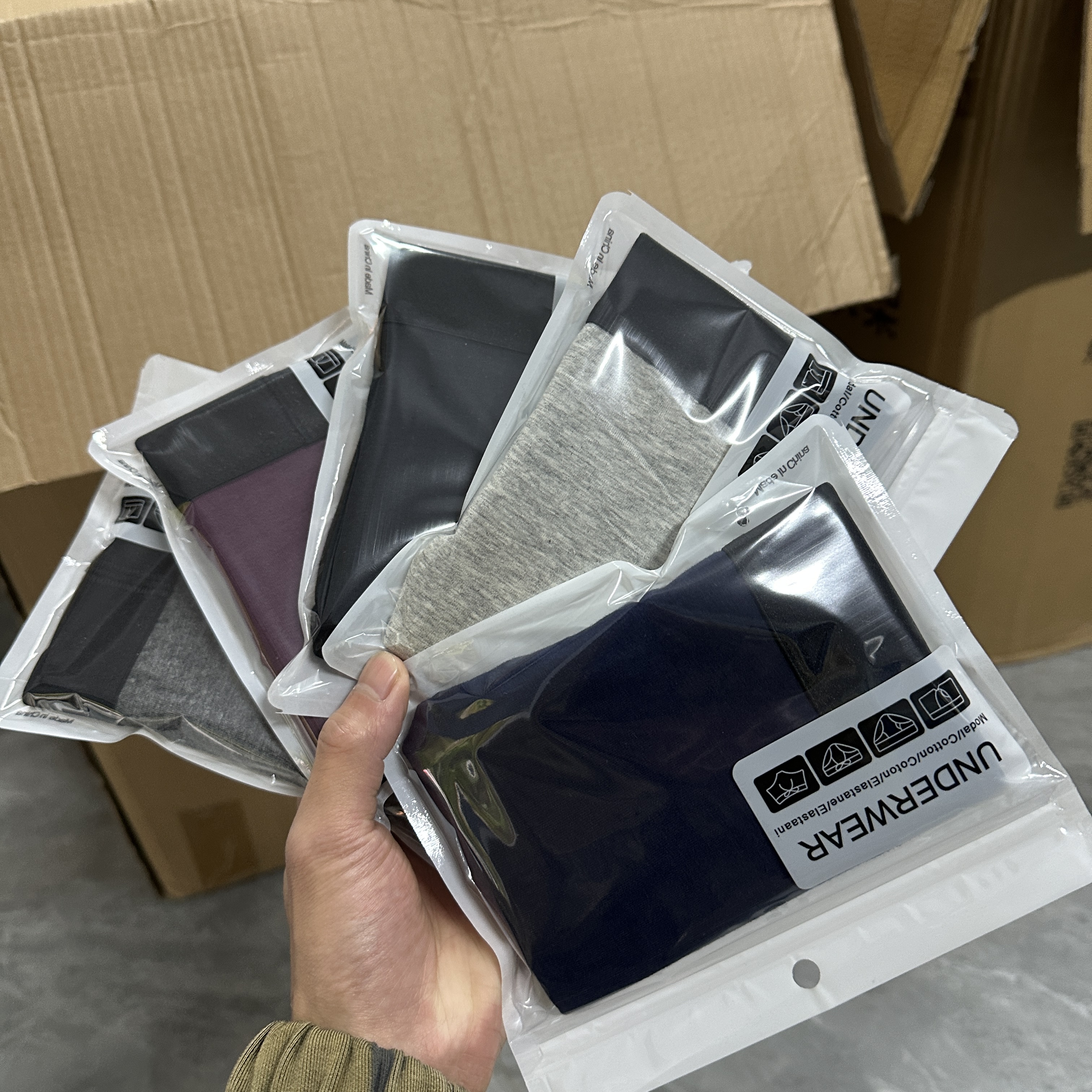 MR纯棉男士内裤明巾头车缝平角裤（具体以主播介绍为准）