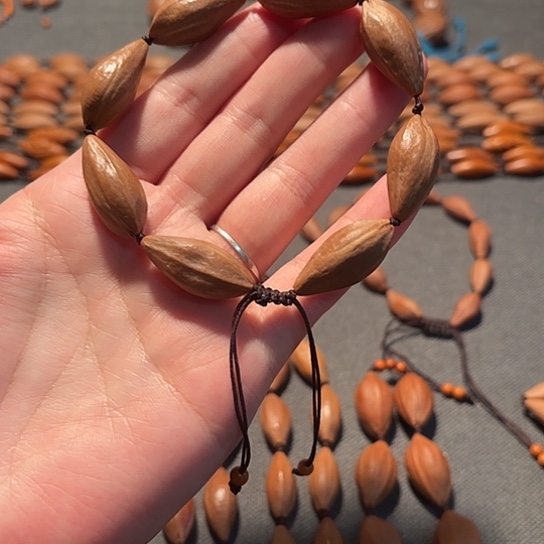 橄榄核手串/手链1.2小柳叶手串
