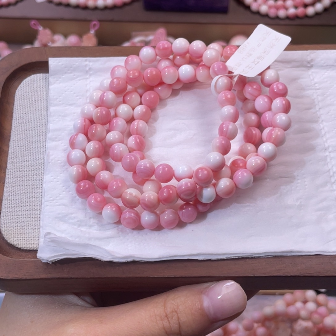 小***。玛瑙/玉髓合金手链