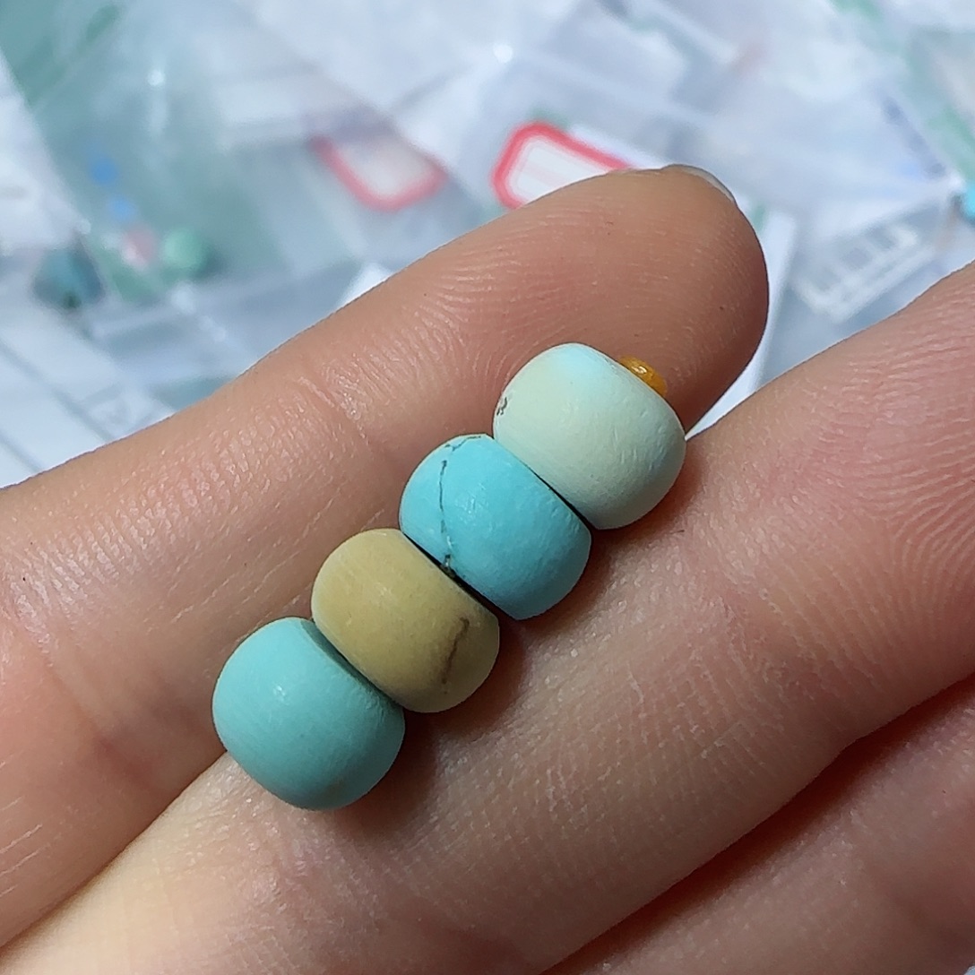 绿松石珠宝半成品未镶嵌