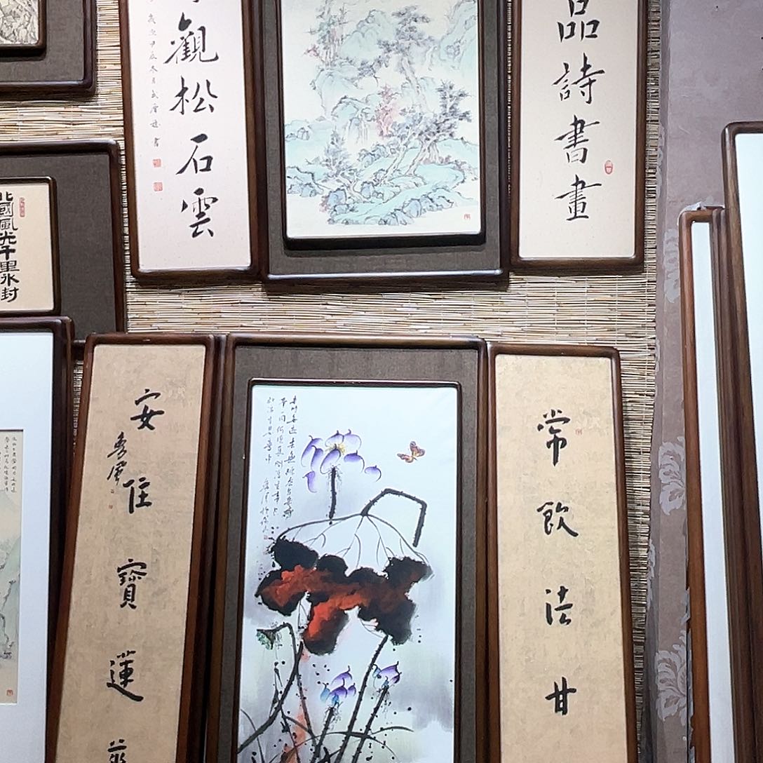 国画万*螺亲笔手绘作品