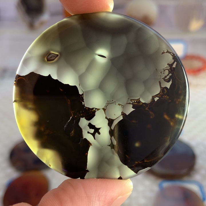 玛瑙/玉髓颈饰合金