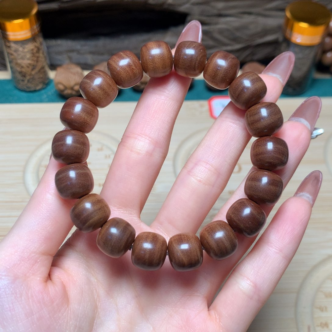 檀香木手串/手链风*迈索尔老山檀11x12