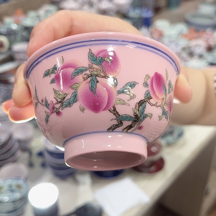 瓷片景德镇陶瓷杯子。