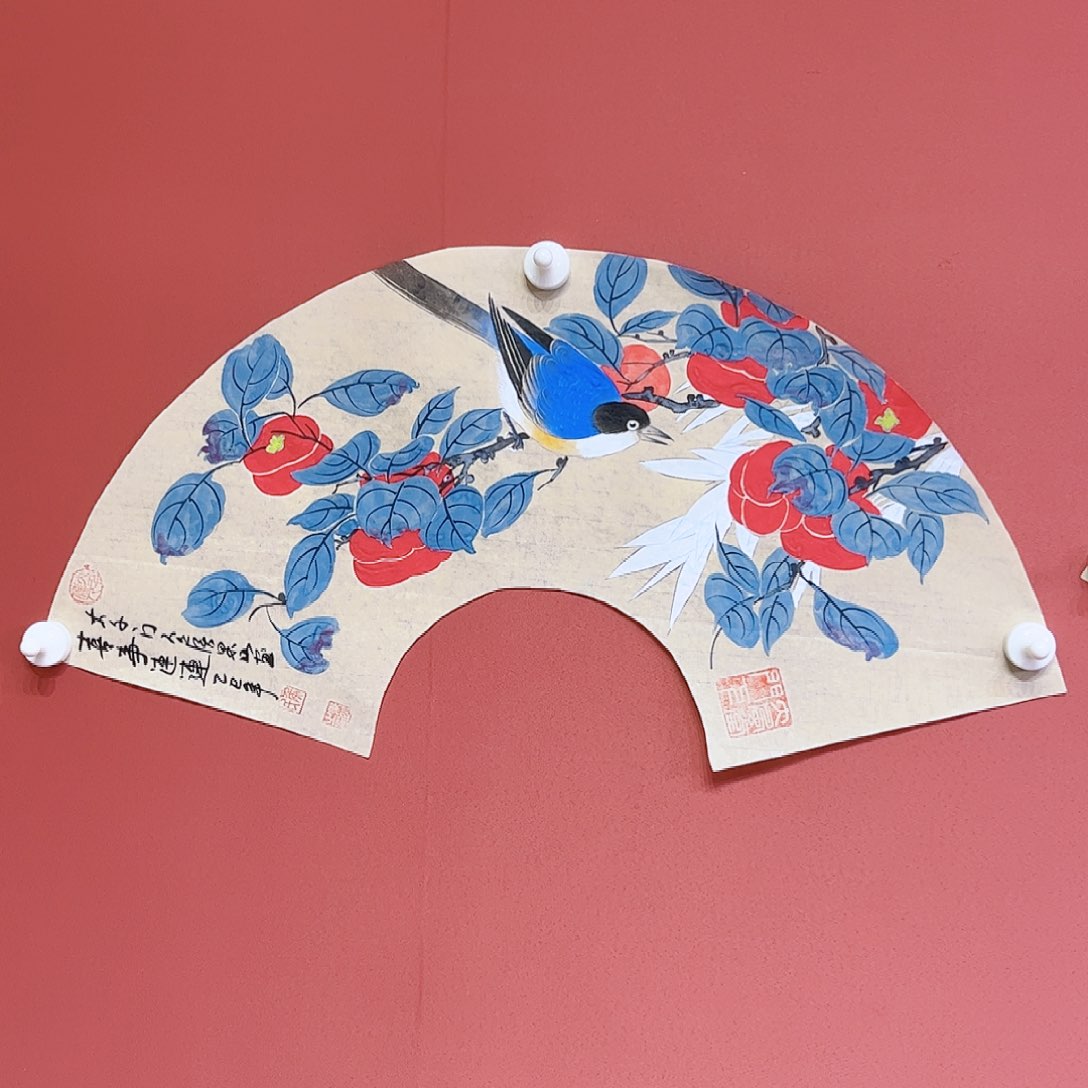 国画侯果山老师亲笔手绘作品朵 