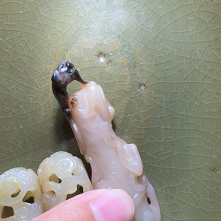 湧***泉瓷片花开富贵大家庭