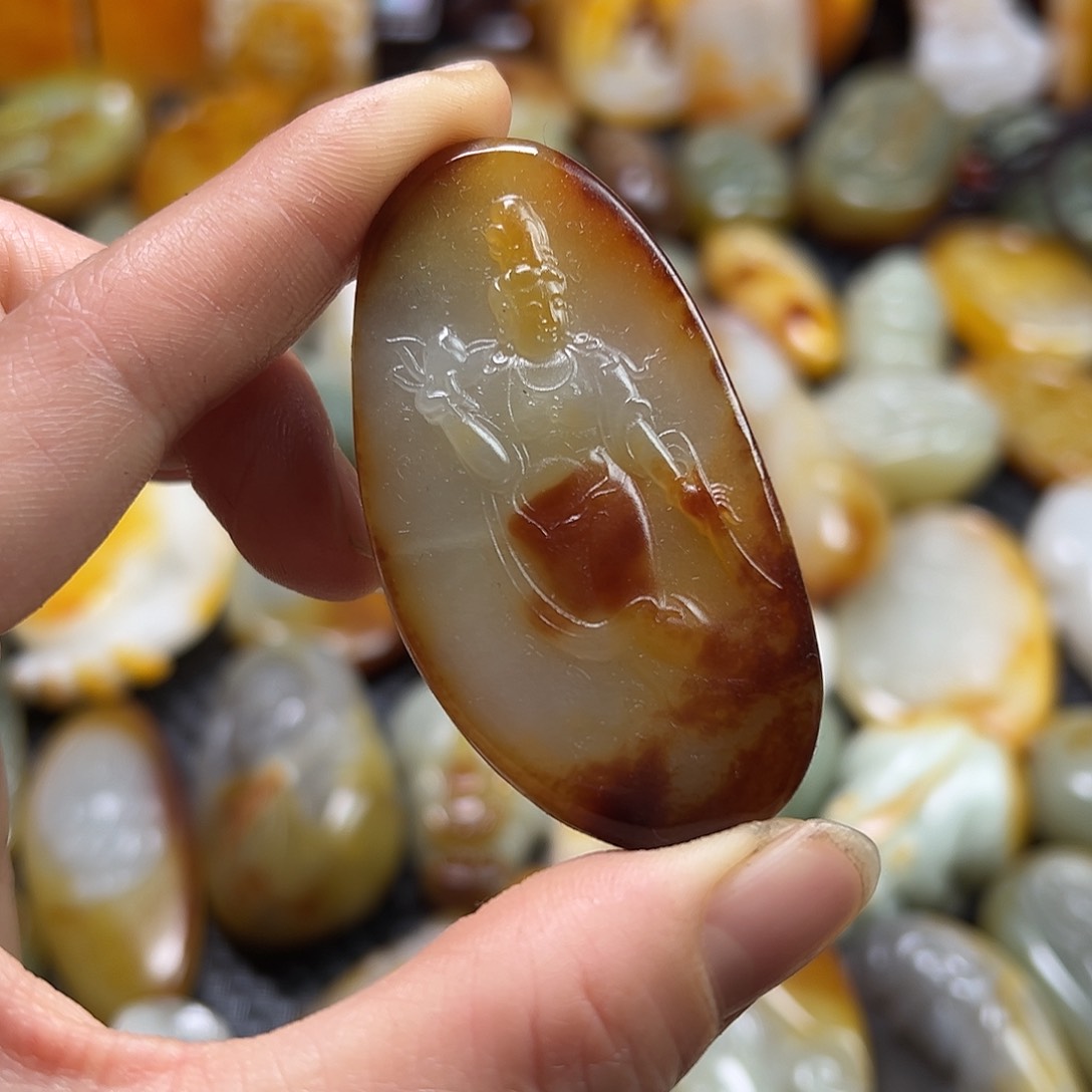 和田玉挂件未镶嵌