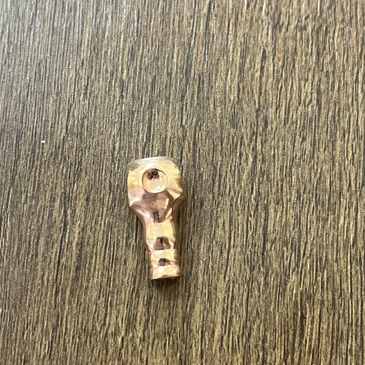 【文玩配饰】紫铜三通