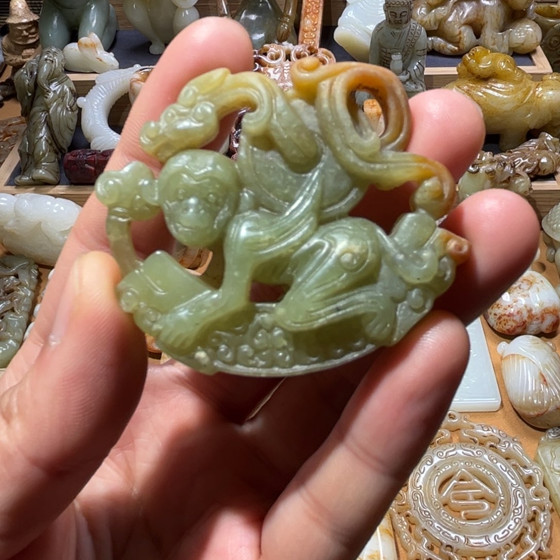 和田玉挂件未镶嵌