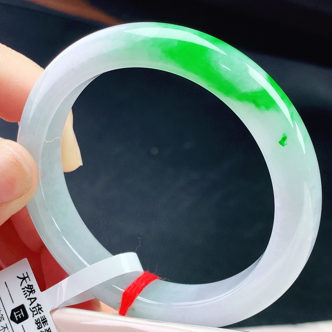 未镶嵌手镯翡翠57圈