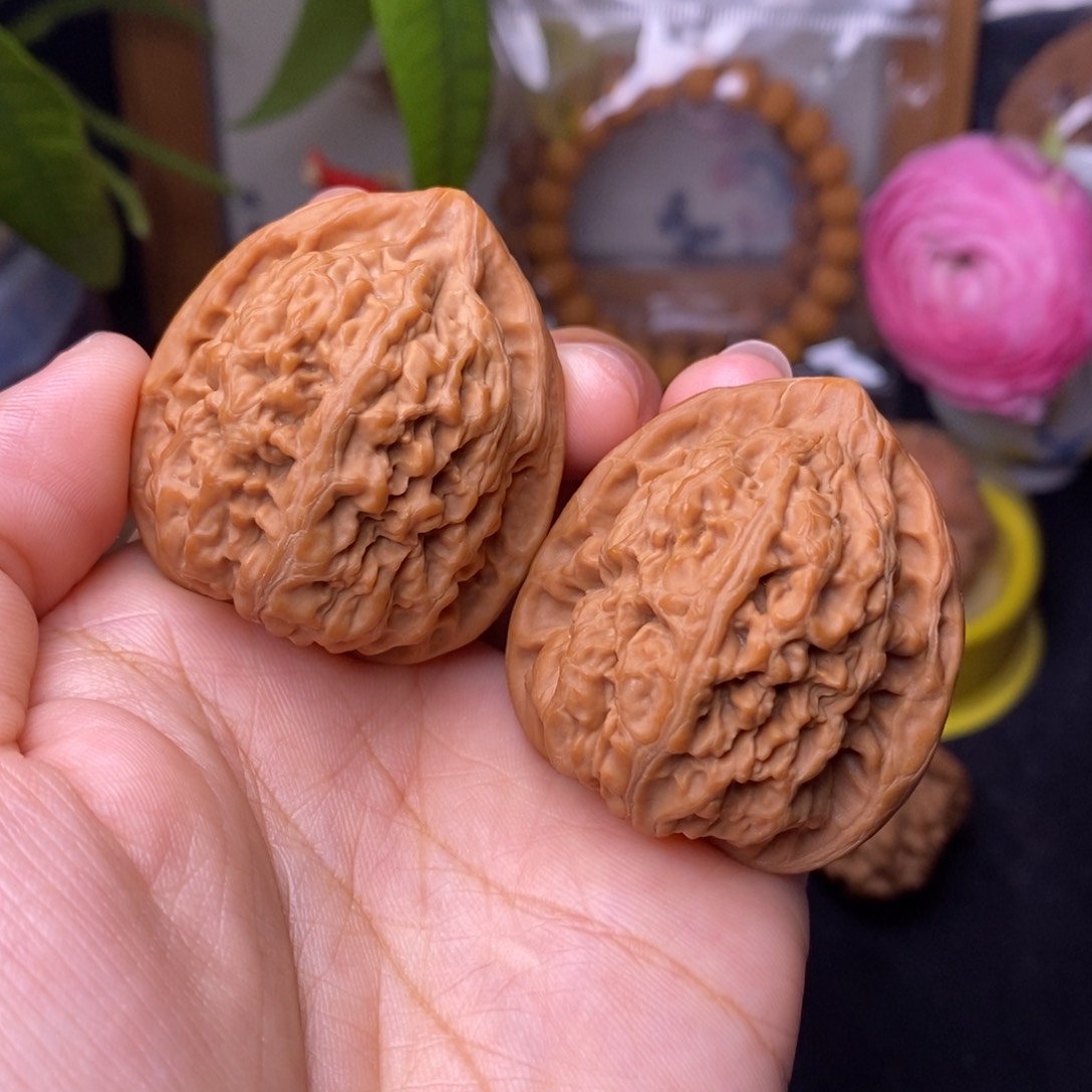 文玩核桃把件38凤凰台