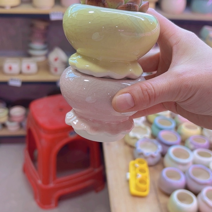 陶瓷花盆当场凑满12包邮