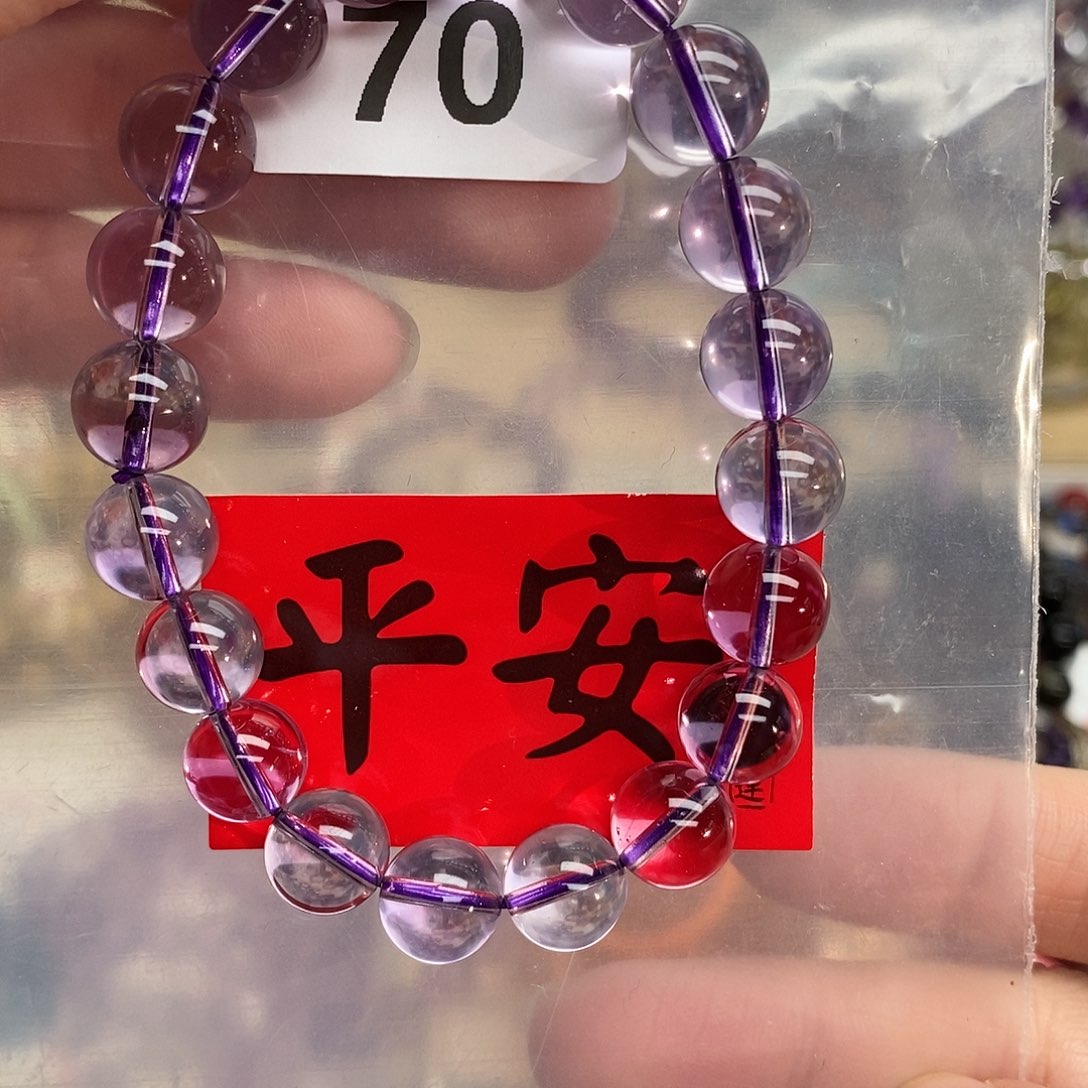 水晶手链未镶嵌多样性发一