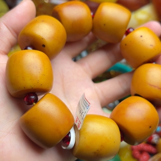 未镶嵌琥珀手串蜜蜡