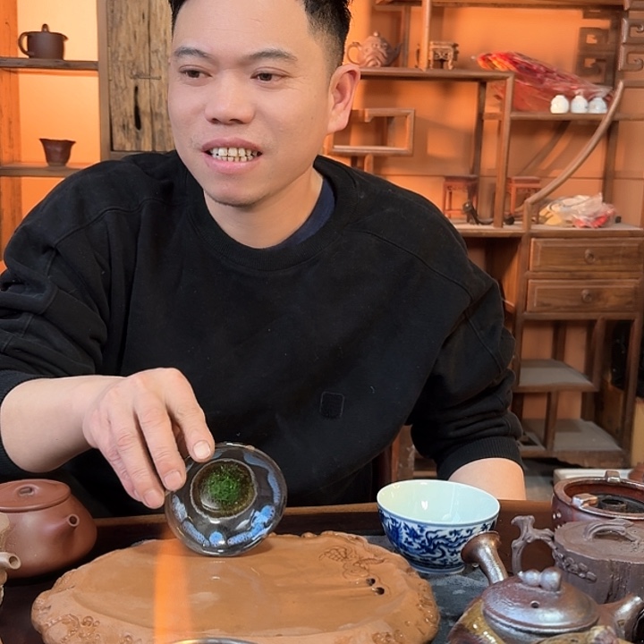 手工手捏茶具套装