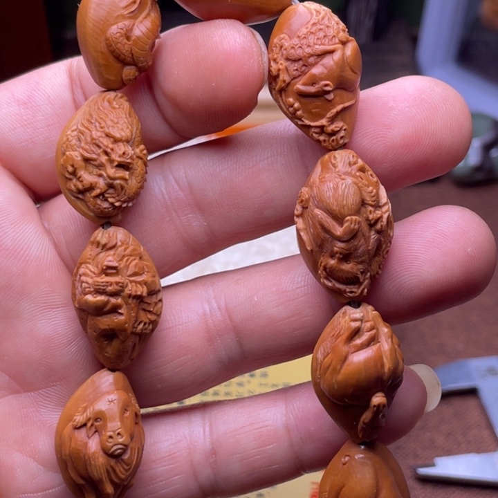 橄榄核吊坠十二生肖