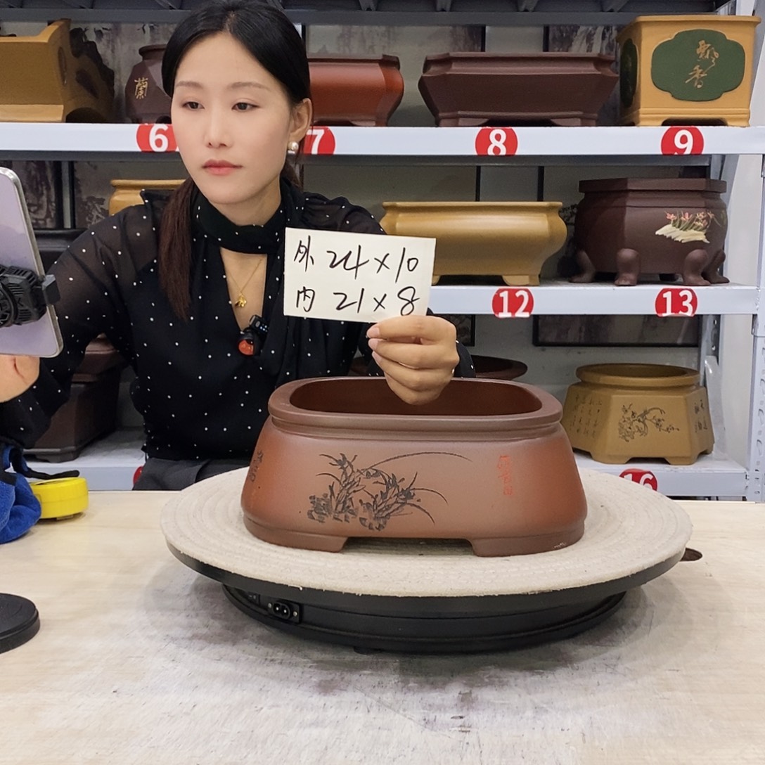 紫砂花盆紫砂花盆