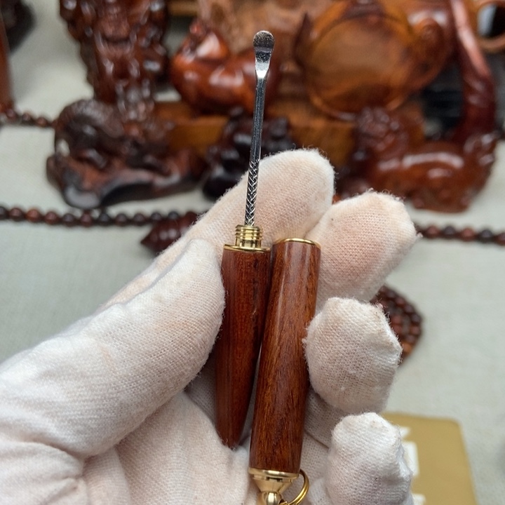 把件黄花梨/降香黄檀挖耳勺