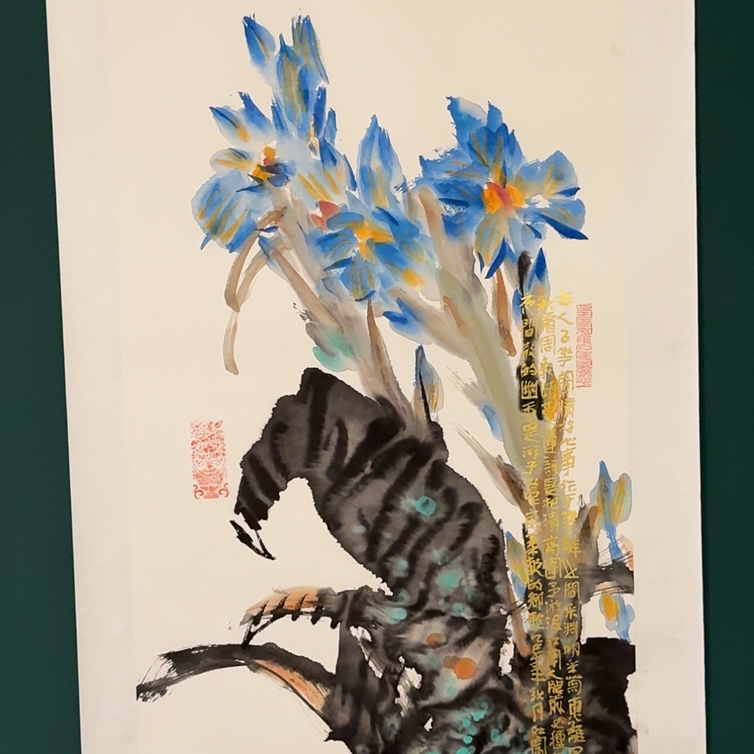 国画邹联富老师的作品