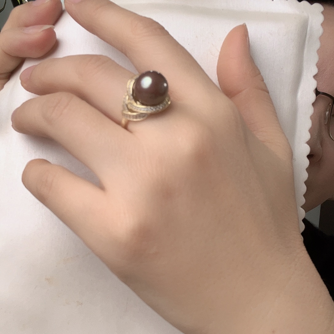 淡水珍珠未镶嵌戒指