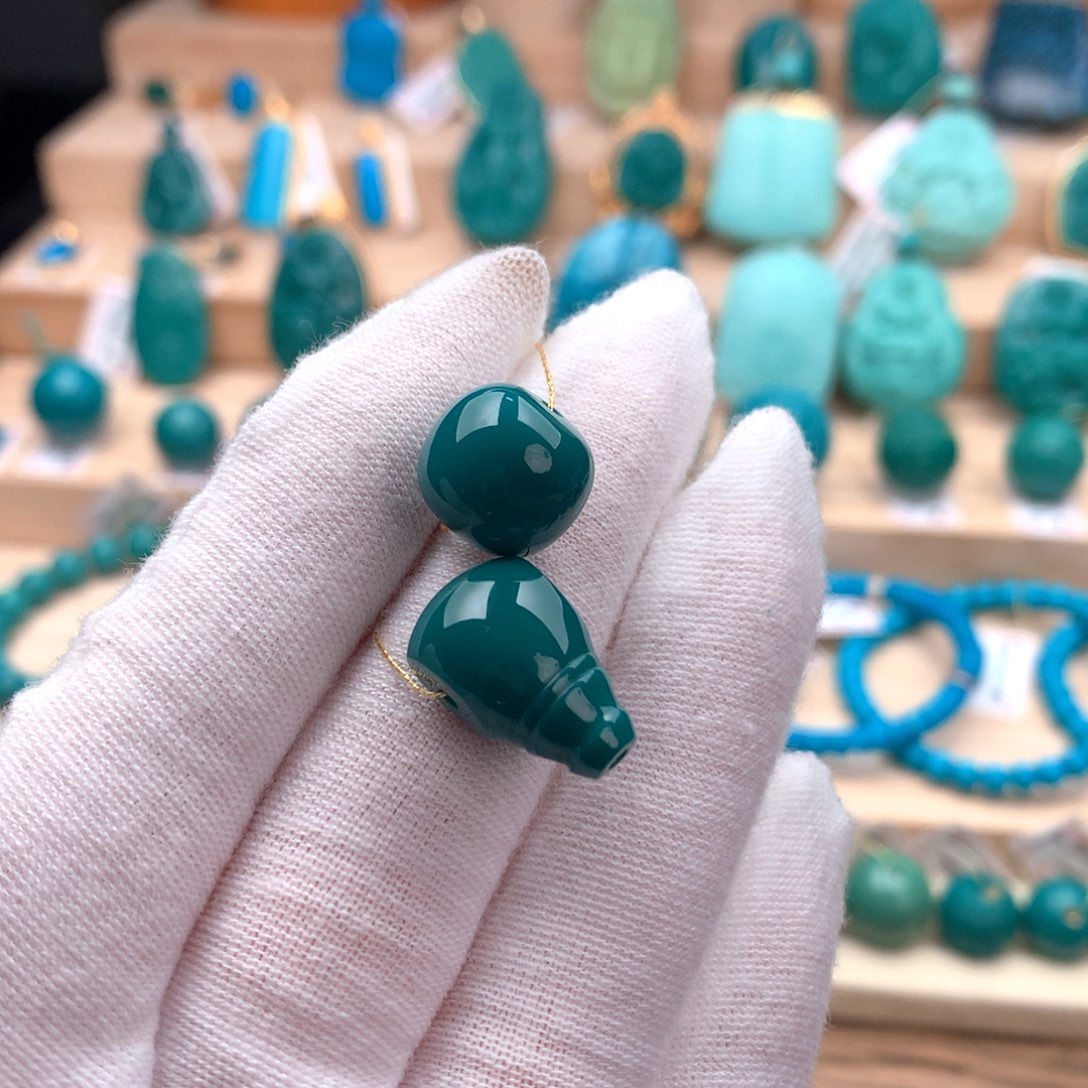 未镶嵌绿松石配饰盐*虾