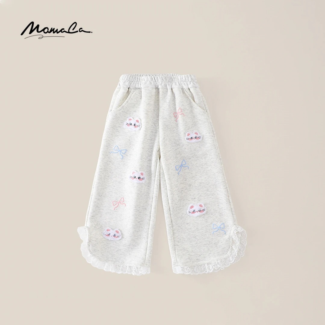 MOMOCO女童冬季儿童新款甜美可爱童趣星星直筒裤77830358016