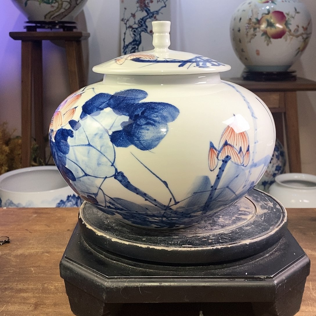 【闪购商品】景德镇陶瓷家用摆件樱*