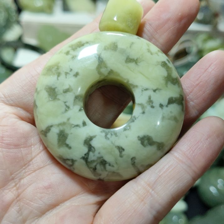 岫玉平安扣未镶嵌