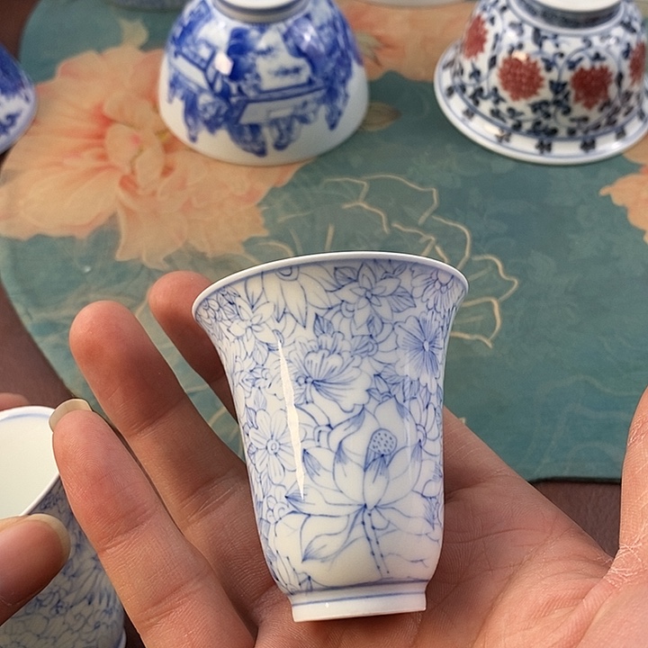 杯现代景德镇全手工全手绘茶具1688888