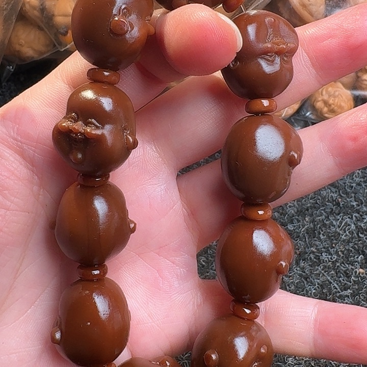 橄榄核吊坠橄榄开心笑佛