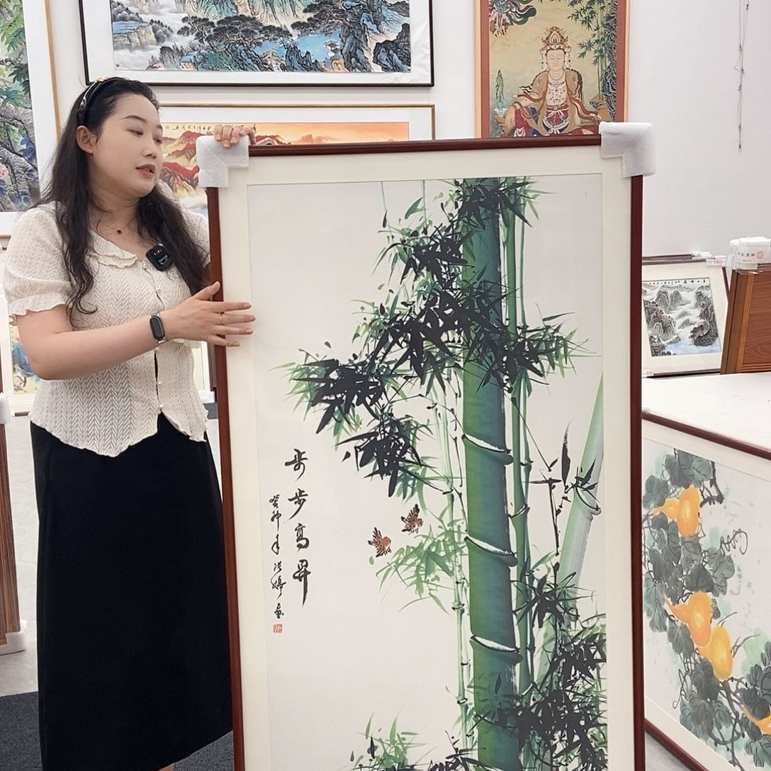 国画150-81竹子节节高喜欢可拍