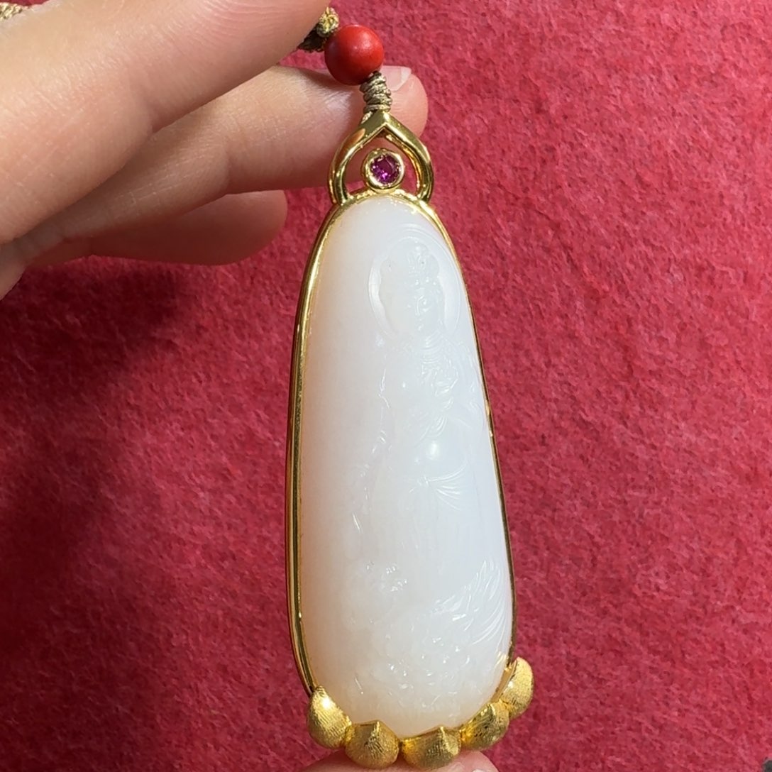 和田玉挂件未镶嵌