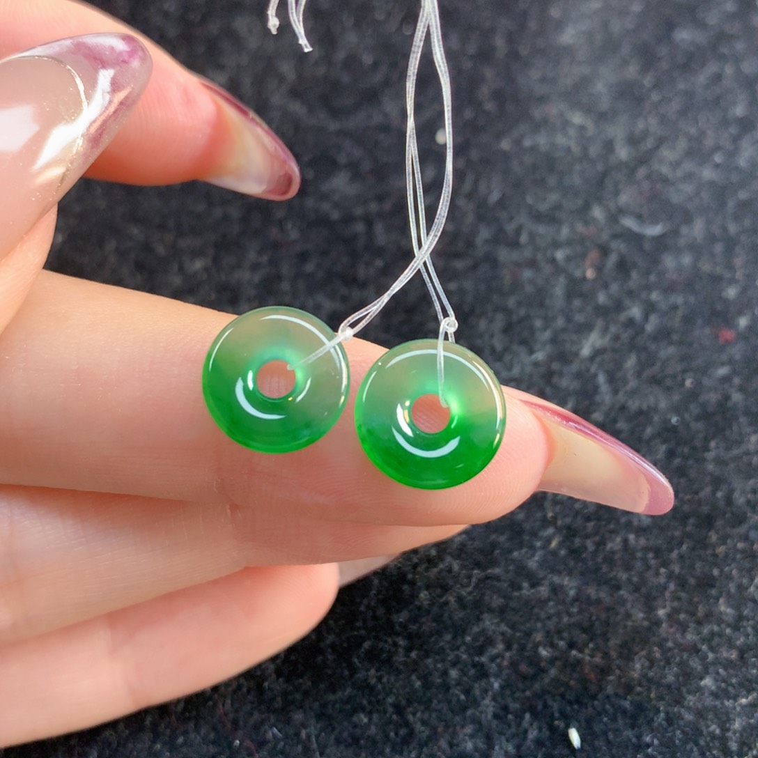 翡翠裸石11.1-2.67甜甜圈