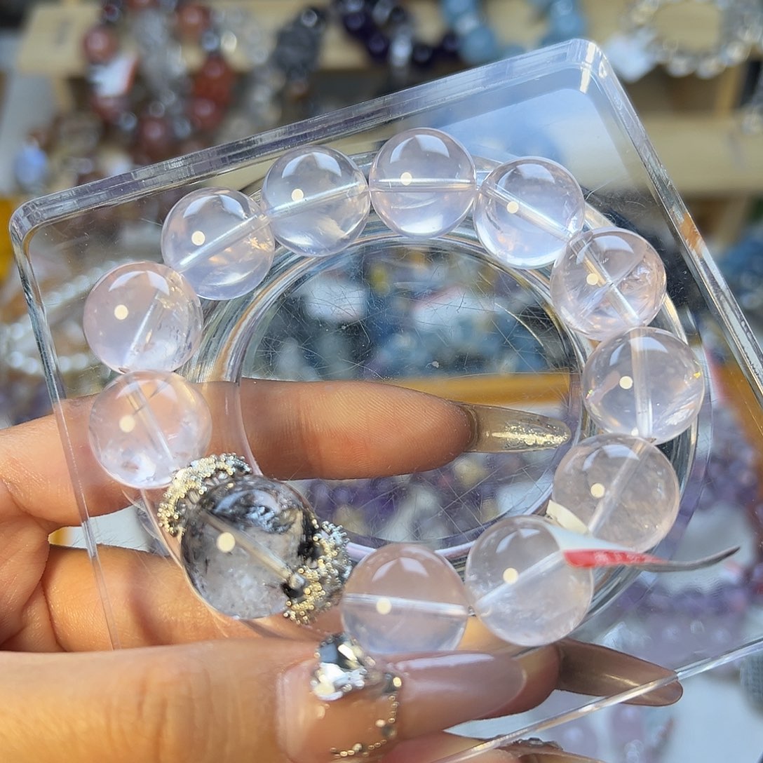 水晶手串合金水晶