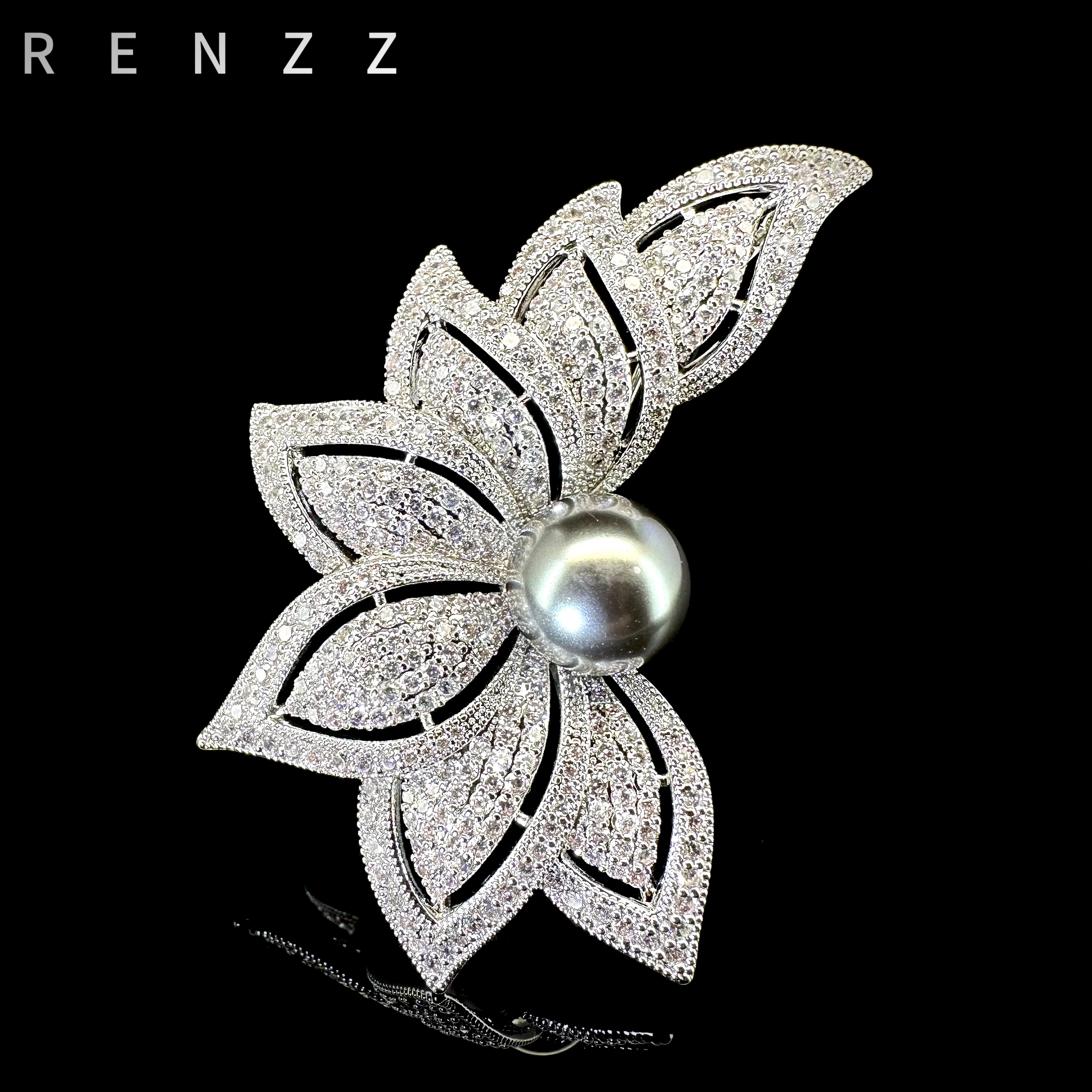 0170中★【金枝玉叶】多种戴法西服胸针高级领针