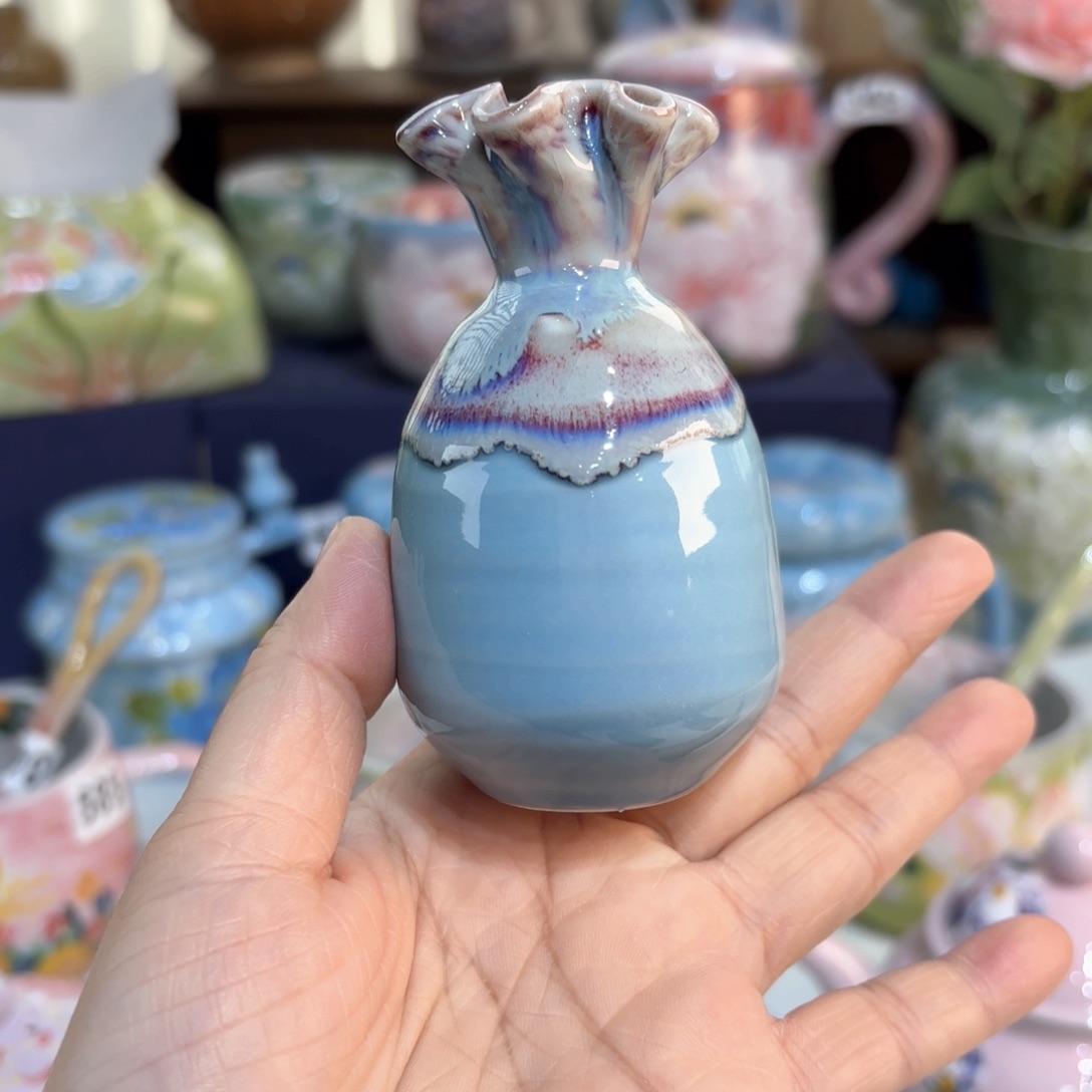 景德镇手绘高温釉下彩陶瓷茶具